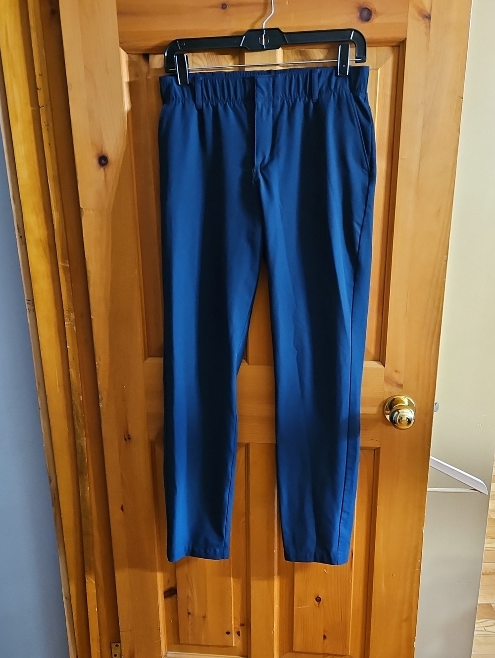 Under Armour Navy Blue Elastic Waist Chinos
